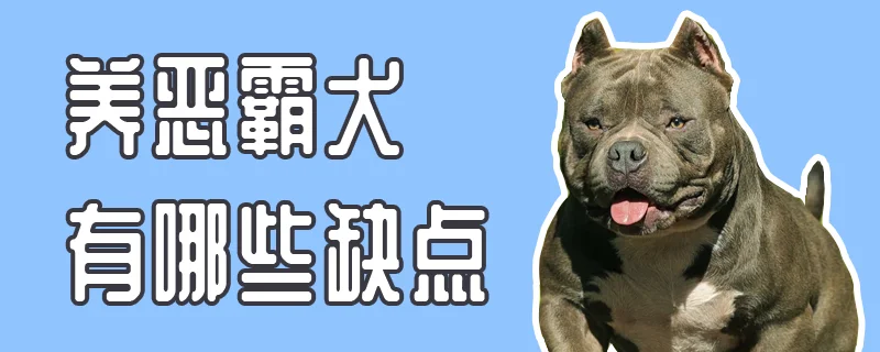 養(yǎng)惡霸犬有哪些缺點(diǎn)